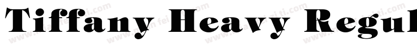 Tiffany Heavy Regula字体转换